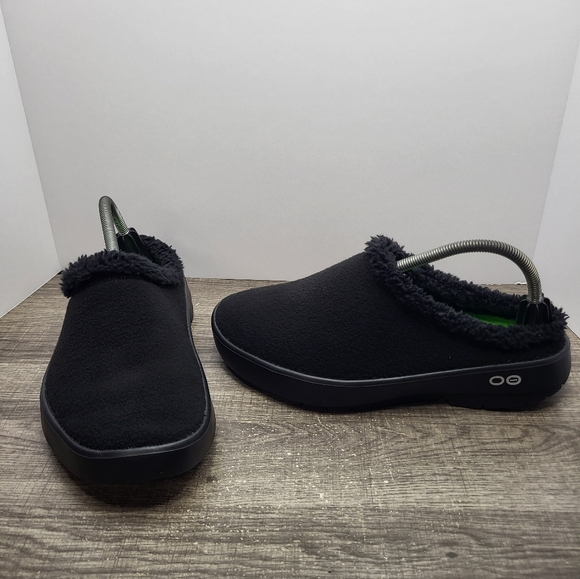 OOFOS Other - Oofos OOcoozie Mule Mens Size 10 Black Casual Walking Slip On Recovery Slipper